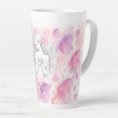 Mug avec ange et cœur – Cadeau amour éternel Milchtasse (Rechte Ecke)