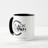 Mug B&W Black Mountain Riders Tasse (Vorderseite Links)