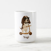 Mug Basset Hound Scooter Kaffeetasse (Mittel)