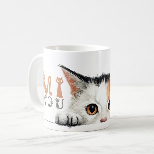 MUG BEAU KATZEN MINOU 04 KAFFEETASSE (Vorderseite Links)
