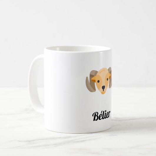 Mug Belier Kaffeetasse (Vorderseite Links)