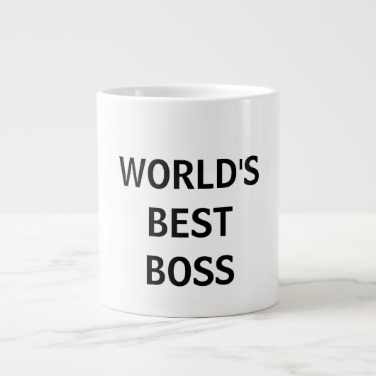Mug: Bester Chef der Welt Jumbo-Tasse (Vorderseite)