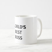 Mug: Bester Chef der Welt Kaffeetasse (VorderseiteRechts)