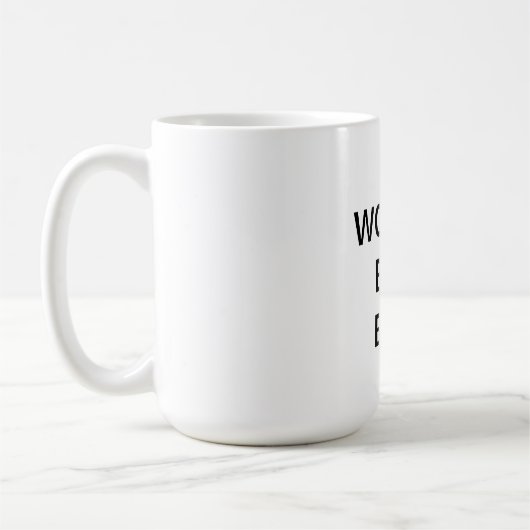 Mug: Bester Chef der Welt Kaffeetasse (Links)