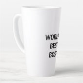 Mug: Bester Chef der Welt Milchtasse (Linke Ecke)