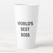 Mug: Bester Chef der Welt Milchtasse (Vorderseite)