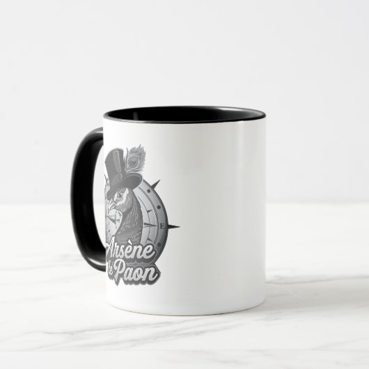 Mug "Black & White" Tasse (Vorderseite Links)