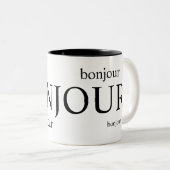 Mug/BONJOUR Zweifarbige Tasse (VorderseiteRechts)