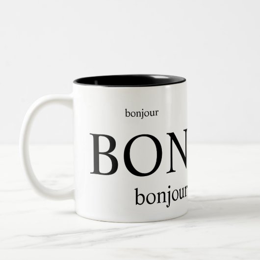 Mug/BONJOUR Zweifarbige Tasse (Links)