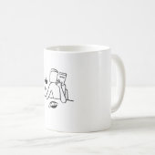Mug cafés new desgin logo livre kaffeetasse (VorderseiteRechts)