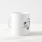 Mug cafés new desgin logo livre kaffeetasse (Vorderseite Links)