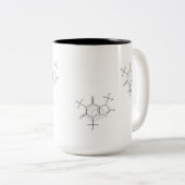 Mug Caffeine Zweifarbige Tasse (VorderseiteRechts)