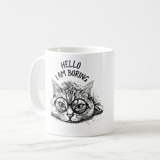Mug cat cut kaffeetasse (Vorderseite Links)