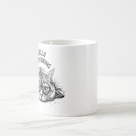 Mug cat cut kaffeetasse (Mittel)