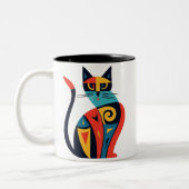 mug cat zweifarbige tasse (Links)