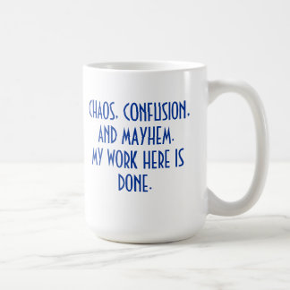 MUG-CHAOS VERWIRRUNGS-VERSTÜMMELUNG KAFFEETASSE