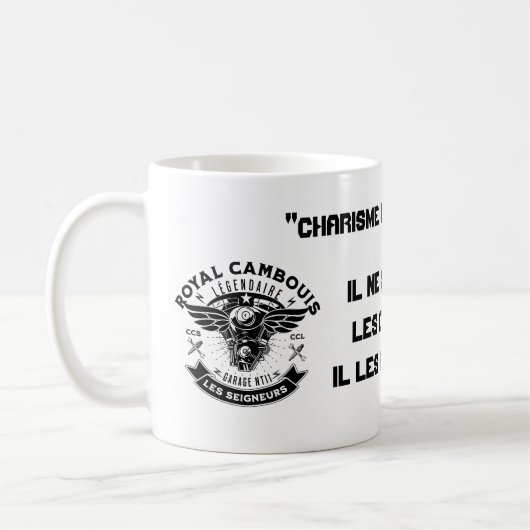 MUG Charisma der 1. Klasse Royal Cambouis Kaffeetasse (Links)