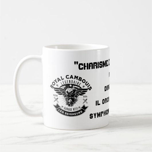 MUG Charisma des Adjutanten Royal Cambouis Kaffeetasse (Links)