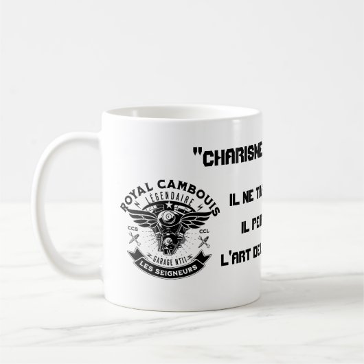 MUG Charisma des Unteroffiziers Royal Cambouis Kaffeetasse (Links)