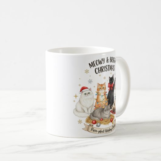 Mug Christmas Gift for Cat Lovers Kaffeetasse (VorderseiteRechts)