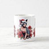 Mug | Christmas Sphynx Cat Tragen einer Weihnachts Kaffeetasse (Mittel)