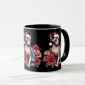 Mug | Christmas Sphynx Cat Tragen einer Weihnachts Tasse (VorderseiteRechts)