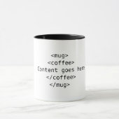 <mug><coffee>Inhalt geht hier</coffee></mug> Tasse (Zentrum)