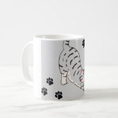 Mug coffee sample logo cat kaffeetasse (Vorderseite Links)