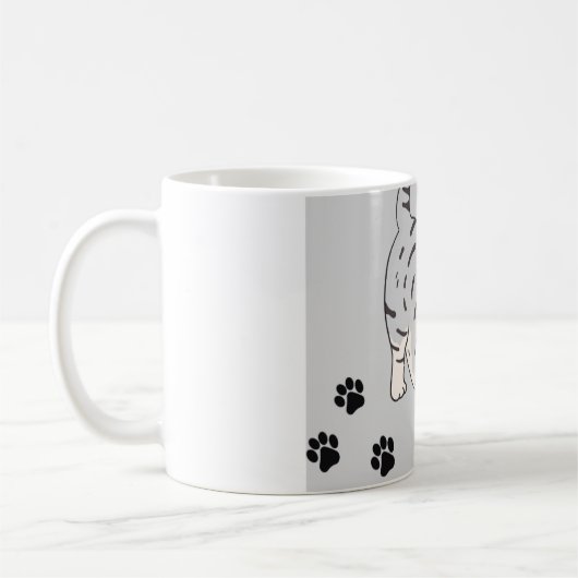 Mug coffee sample logo cat kaffeetasse (Links)