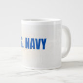 Mug coffee us navy  Jumbo-Tasse (Vorderseite Rechts)