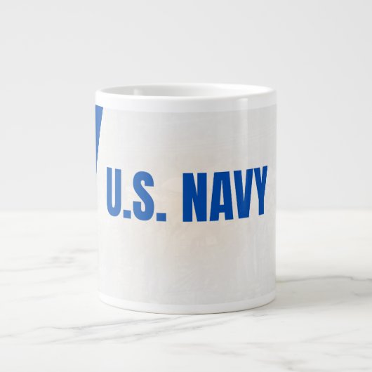 Mug coffee us navy  Jumbo-Tasse (Vorderseite)