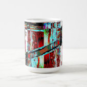 Mug – Collapse Reflection Abstract Design Kaffeetasse (Mittel)