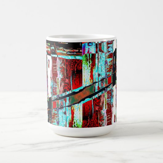 Mug – Collapse Reflection Abstract Design Kaffeetasse (Mittel)