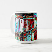 Mug – Collapse Reflection Abstract Design Kaffeetasse (Vorderseite Links)