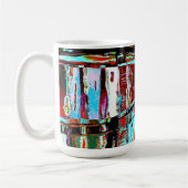 Mug – Collapse Reflection Abstract Design Kaffeetasse (Links)