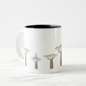 Mug cup (Baobab Trees) Zweifarbige Tasse (Vorderseite Links)