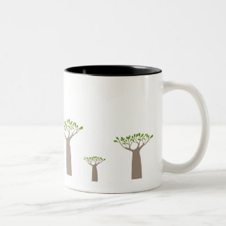 Mug cup (Baobab Trees) Zweifarbige Tasse