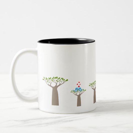 Mug cup (Baobab Trees) Zweifarbige Tasse (Links)