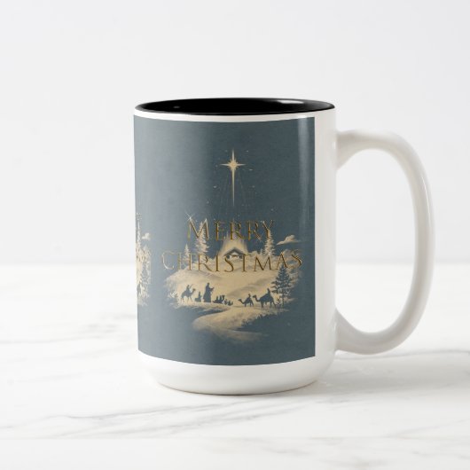 Mug Cup Christmas  Zweifarbige Tasse (Rechts)