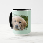 Mug Customizable Pet Photo - "My Faithful Friend" Tasse (Vorderseite Links)