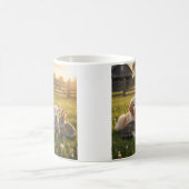 Mug Cute pets group, Golden Retriever and cat. Kaffeetasse (Mittel)