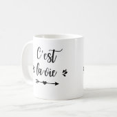 Mug "Das ist das Leben" Kaffeetasse (Vorderseite Links)