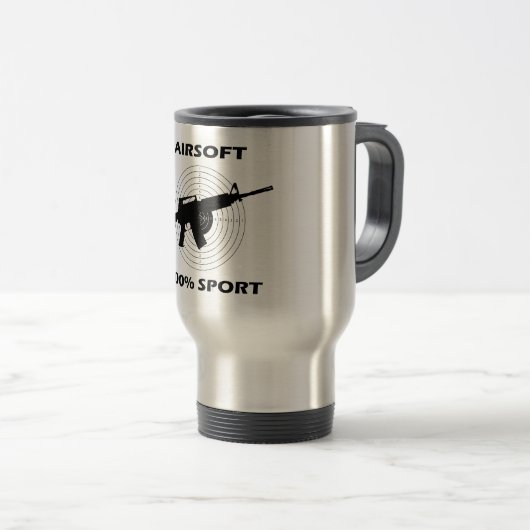 Mug De Travel Airsoft Reisebecher (VorderseiteRechts)