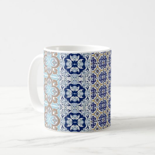 mug déco azulejos kaffeetasse (Vorderseite Links)