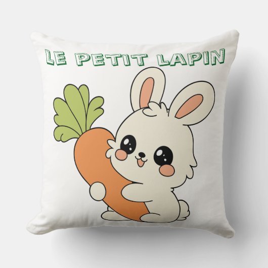 Mug der kleine Hase Kissen (Vorderseite)