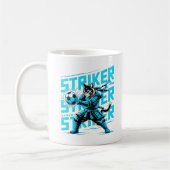 Mug des wilden Samurai-Katzenschlagmanns Kaffeetasse (Links)