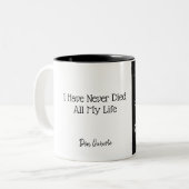 Mug Don Quixote Zweifarbige Tasse (Vorderseite Links)