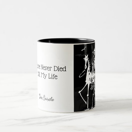 Mug Don Quixote Zweifarbige Tasse (Mittel)