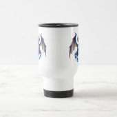 Mug-Drache schlüpft aus kristallinem Ei Reisebecher (Mittel)