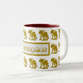 Mug Dromedary Camel Design Zweifarbige Tasse (VorderseiteRechts)